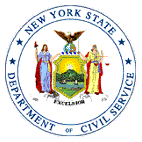 New York State Department of Civil Service seal