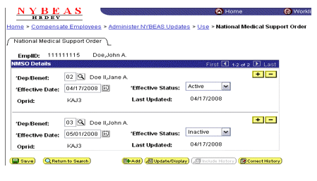 National Medical Support Order