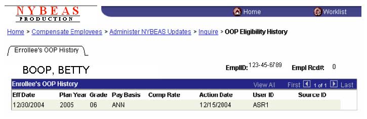 OOP Eligibility History image