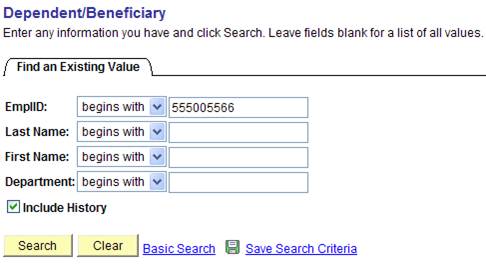 Employee ID setting