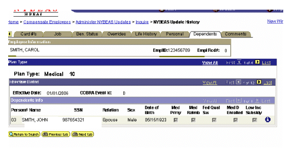 NYBEAS Update History