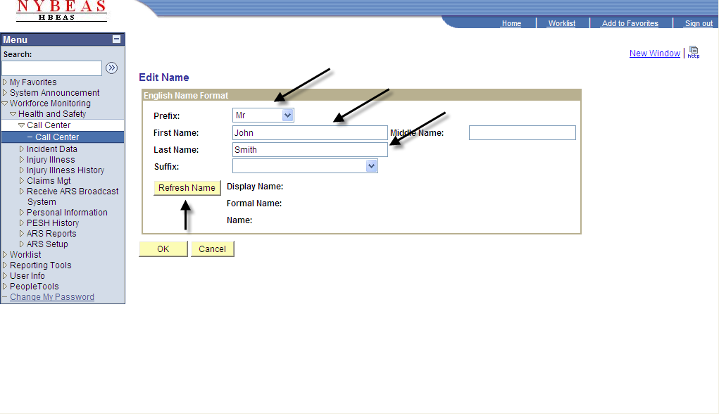 Call Center - Incident Detail - Add Non Employee Name